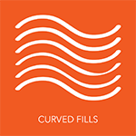Curved fills