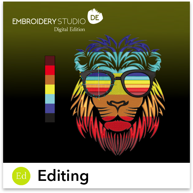 EmbroideryStudio Digital Edition Editing
