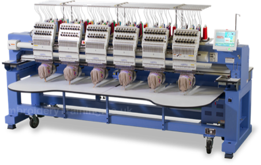 HappyJapan HCR3 series multihead embroidery machine